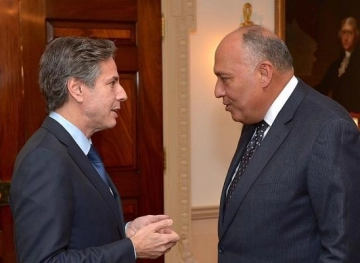Blinken discusses with Shukri the situation in the Palestinian territories