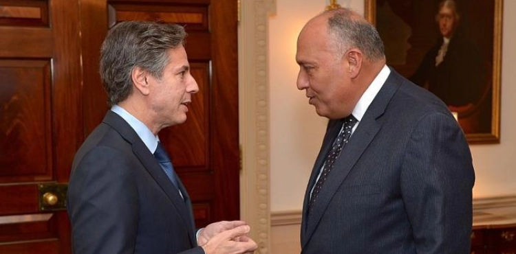 Blinken discusses with Shukri the situation in the Palestinian territories