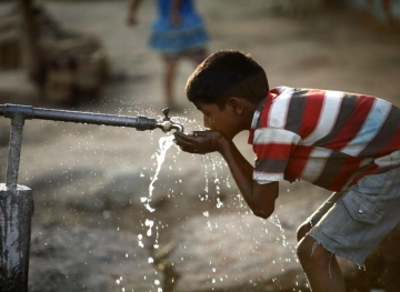At the height of the drought, Egypt's drinking water leaks from perforated pipes