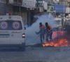 Suffocation injuries in clashes north of Hebron