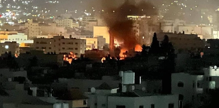 Use of a suicide plane.. 3 martyrs and 30 wounded by occupation bullets in Jenin camp
