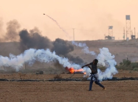 casualties as a result of the occupation’s suppression of a march east of Gaza
