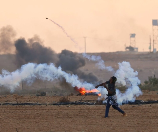 casualties as a result of the occupation’s suppression of a march east of Gaza