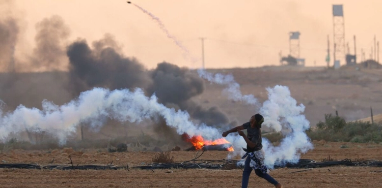 casualties as a result of the occupation’s suppression of a march east of Gaza