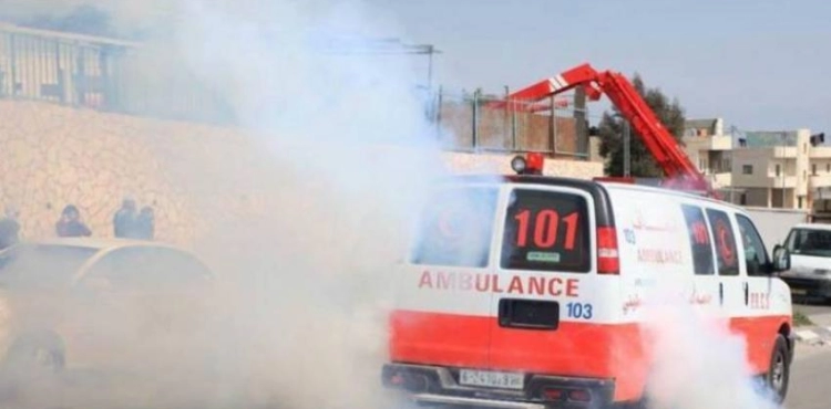Injuries due to suffocation while confronting a settler attack south of Nablus