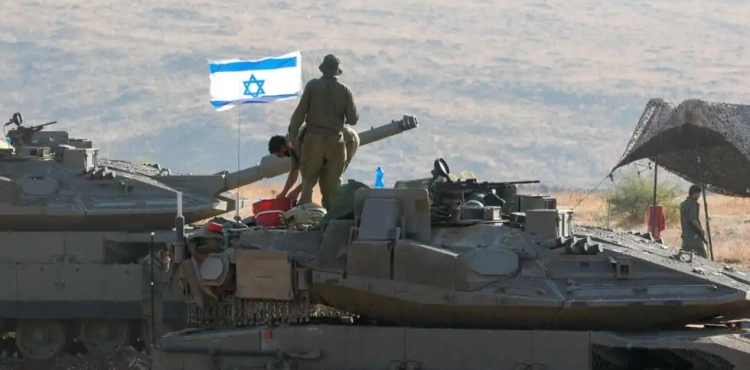 The Israeli army is waiting for a "political decision" to launch its ground attack on Gaza