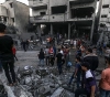 An unprecedented humanitarian disaster...continuous bombing of the Gaza Strip