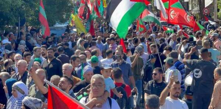 Demonstrations in Arab and Islamic capitals denouncing the bombing of Baptist Hospital