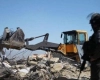 The occupation forces a Jerusalemite to demolish his house in Jabr al-Mukaber in Jerusalem