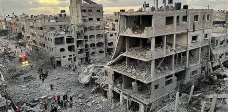 Within 24 Hours... Israeli Airstrikes Destroy 6 Buildings Containing Over 100 Apartments in Gaza