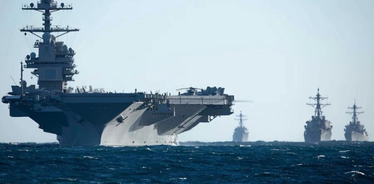 The drums of war are beating... The United States is sending an aircraft carrier to the Middle East.