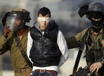 The occupation arrests young Rabie Jabareen in Zboba west of Jenin