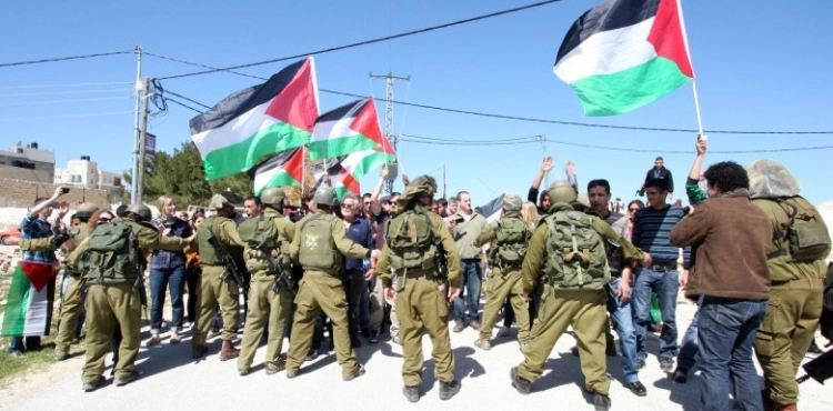 The occupation suppresses the Ni&acute;lin weekly march