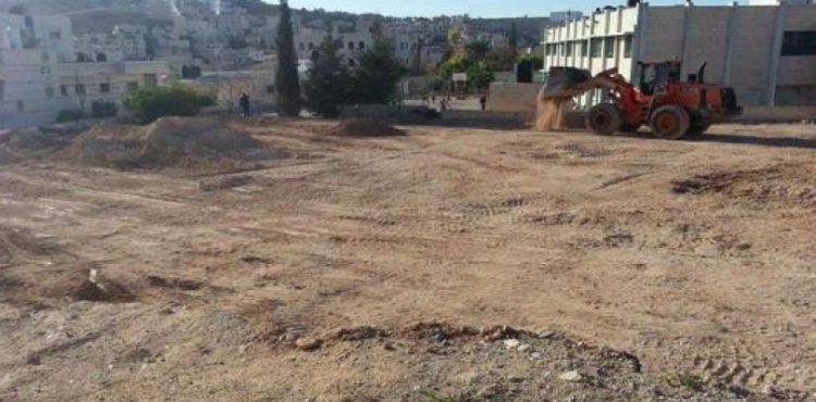 The occupation pulls out and steals 60 olive trees north of Jerusalem