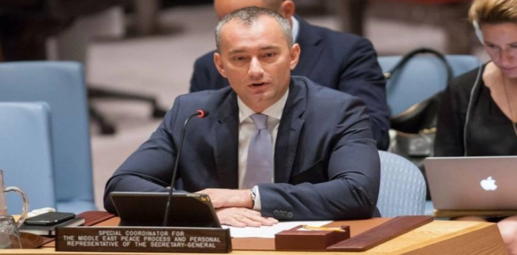 Mladenov: The situation in the Gaza Strip is fragile