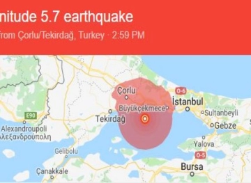 Earthquake hits Istanbul