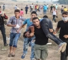 Wounded by bullets and gas, the occupation in the clashes in northern Gaza