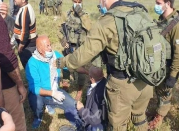The occupation suppresses an activity rejecting the settlements south of Nablus