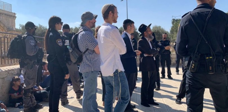 Dozens of settlers storm the Al-Aqsa Mosque
