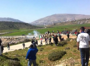 Dozens of injuries with metal bullets and suffocation during the occupation&acute;s suppression of the weekly Kafr Qaddum march