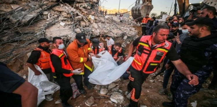 The 11th day of the Israeli aggression ... The rise of the martyrs of Gaza to 230 martyrs and 1710 wounded