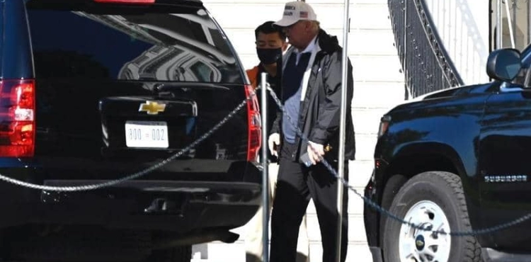 Trump leaves the White House and arrives at his Virginia golf club as votes count continues
