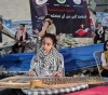 On the ruins of Hanadi Tower, they sang for Palestine and the resistance.. Children and girls showing their artistic talents