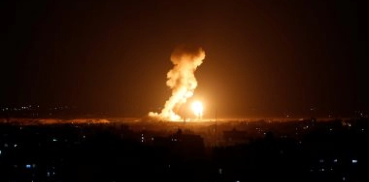 Israeli occupation bombards empty land in southern Gaza Strip