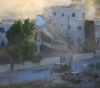 occupation blew up the house of the prisoner Shalabi in Turmusaya