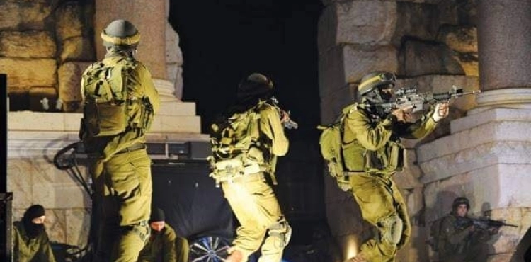 6 citizens were arrested during the storming of separate areas in Bethlehem