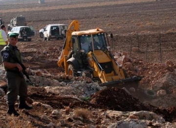 Settler bulldozers are working to establish the two largest settlements in the northern West Bank