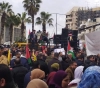 Thousands gather in central Ramallah, rejecting the deal of the century.