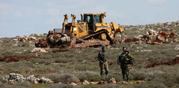 The occupation bulldozes land and facilities in occupied Jerusalem