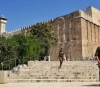 Partial collapse of a building adjacent to the Ibrahimi Mosque