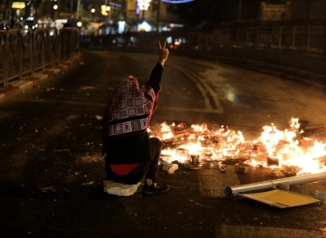 Suffocation injuries and arrest of a young man during clashes in Bethlehem
