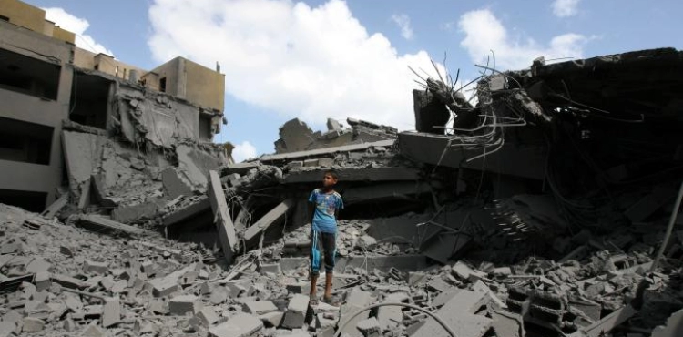 1252 housing units destroyed and damaged by the recent aggression against Gaza