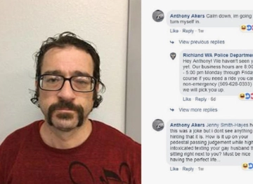 Suspect surprised the police by replying to his image: &quot;I am here for our time dear&quot;