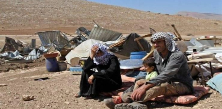Israeli forces expel 14 families from Khirbet Abzig, north of Tubas