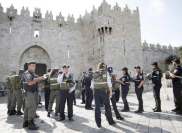 The Israeli soldiers executed the young Basil Sidr after being hit near Bab al-Amud.