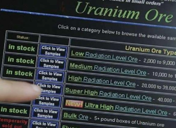 Japanese sells uranium online!