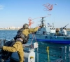 The occupation targets and hunts fishermen off the coast of the Gaza Strip.