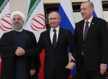 A Russian-Iranian-Turkish summit to discuss the progress of the settlement in Syria