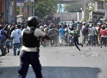 Violent protests in Haiti demanding the resignation of the president due to corruption