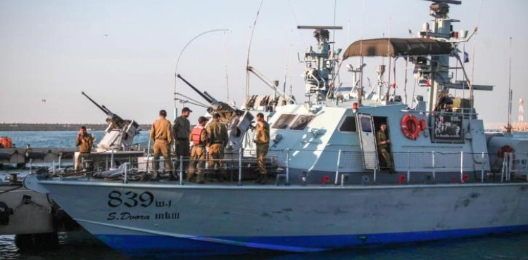 The occupation targets and hunts fishermen off the coast of the Gaza Strip.