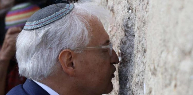 Thomas Friedman: America&acute;s ambassador in Israel promotes settlement rather than diplomacy