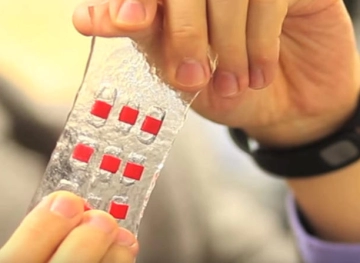 Electronic bandage to analyze human race