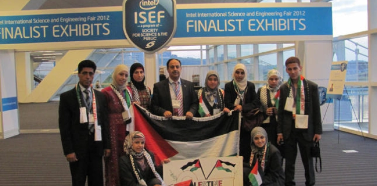 Palestine students compete vigorously at the Intel International Science Fair in Arizona
