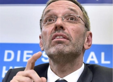 Dismissal of Austrian right - wing extremist interior minister