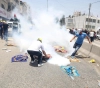 Dozens of cases of tear gas near the Qalandia checkpoint