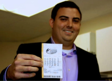 He won 80 million dollars. And his ex-wife.  &quot;Never mercy him.&quot;